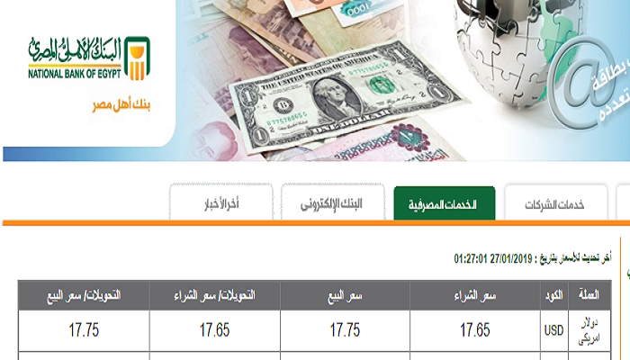 تراجع مفاجئ للدولار أمام الجنيه المصري حتى 20 قرشا اقتصاد