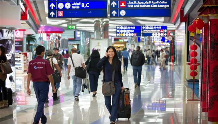 89.1 مليون مسافر عبر مطار دبي خلال عام - أرشيفية