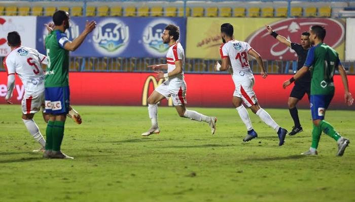 الزمالك يفوز على المقاصة