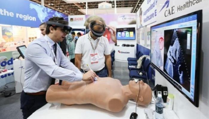 جانب من فعاليات معرض "آراب هيلث 2019"- صورة أرشيفية