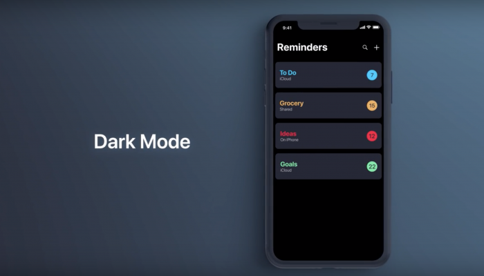 النمط المظلم في نظام iOS 13 قريبا - أرشيفية