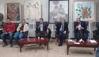 جانب من ندوة "أزمة المجلات الثقافية في العالم العربي"