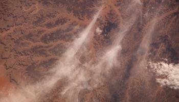 الصورة الملتقطة من متن محطة الفضاء الدولية