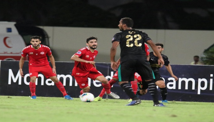 من مباراة ظفار ومولودية الجزائر