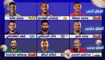 المرشحون لجوائز الأفضل بدوري الخليج العربي