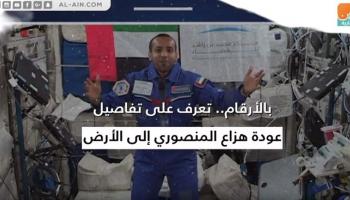 بالأرقام.. تفاصيل عودة هزاع المنصوري إلى الأرض