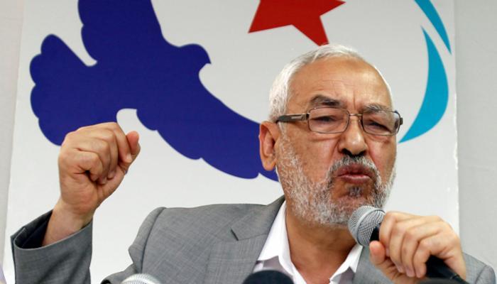 راشد الغنوشي رئيس حركة النهضة الإخوانية في تونس