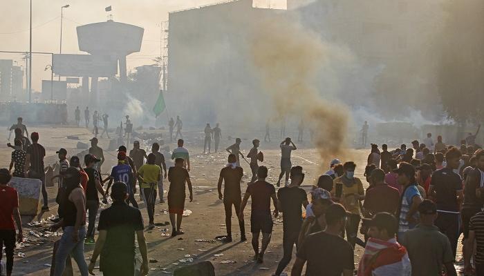 المظاهرات في بغداد