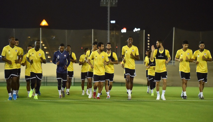 من تدريبات الأبيض