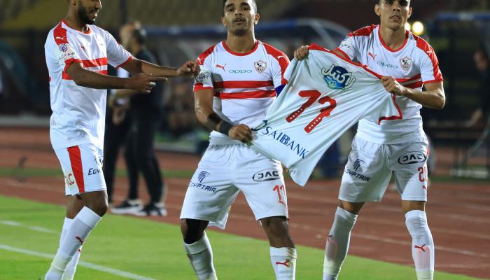 بالصور بنشرقي يدعم لاعب الزمالك المصاب بالصليبي