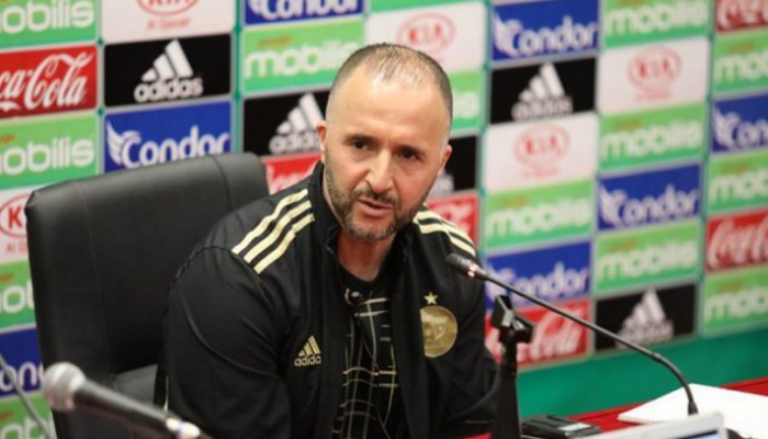 جمال بلماضي مدرب منتخب الجزائر