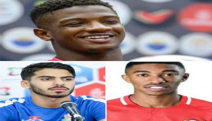 ماجد سرور وعبدالعزيز الكعبي ومحمد جمعة