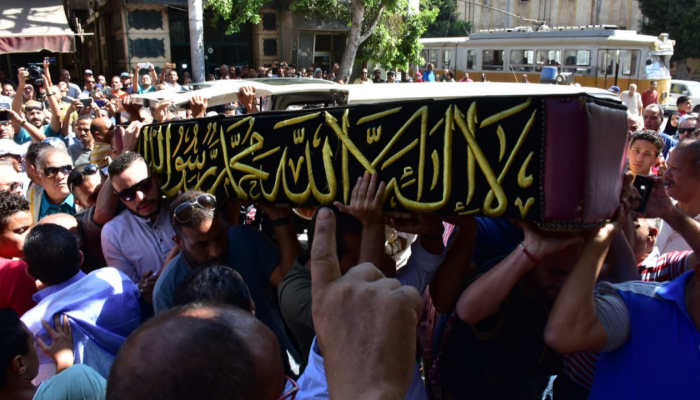 من جنازة الراحل طلعت زكريا