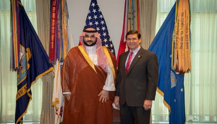 الأمير خالد بن سلمان بن عبدالعزيز ومارك إسبر