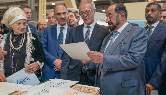 حاكم الشارقة في معرض ليبر الإسباني للكتاب