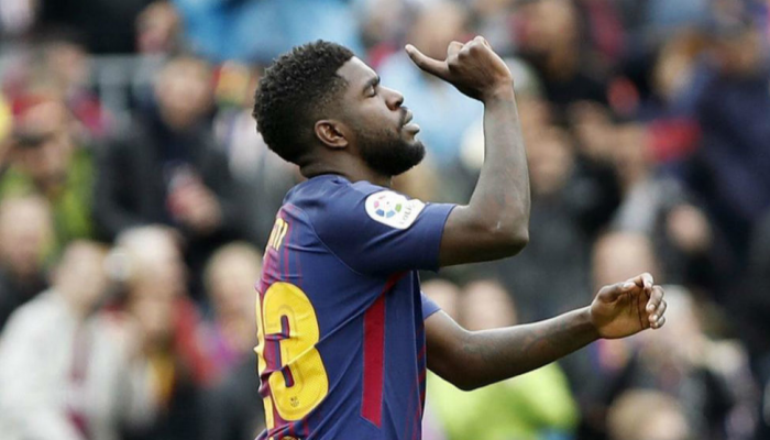 صامويل أومتيتي مدافع برشلونة