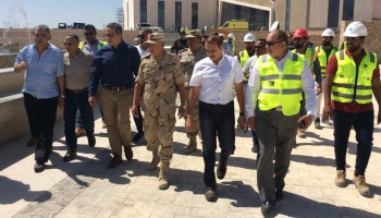 وزير الآثار المصري يتفقد آخر الأعمال بمتحف شرم الشيخ القومي
