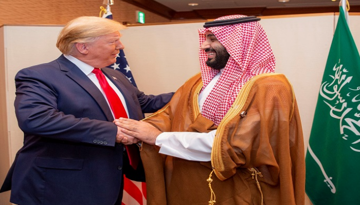 الرئيس الأمريكي دونالد ترامب والأمير محمد بن سلمان