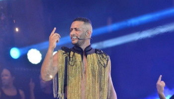 الفنان المصري محمد رمضان من حفل الساحل الشمالي