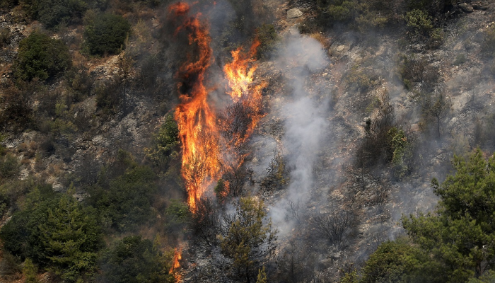 رياح ساخنة تؤجج حرائق لبنان وسوريا ومساعدات دولية لإخماد النيران
