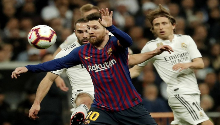 ميسي ضد ريال مدريد