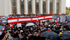 لبنانيون يتظاهرون في باريس دعما لاحتجاجات بيروت