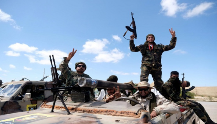 قوات بالجيش الليبي مشاركة بمعارك طرابلس - رويترز