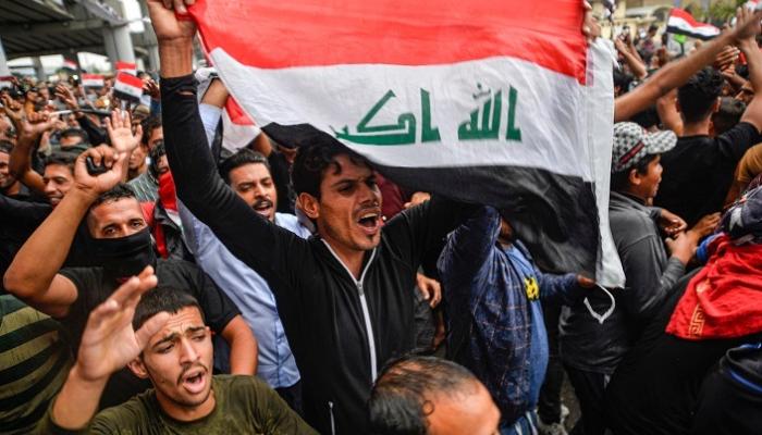 مظاهرات العراق تطالب بإنهاء نفوذ إيران