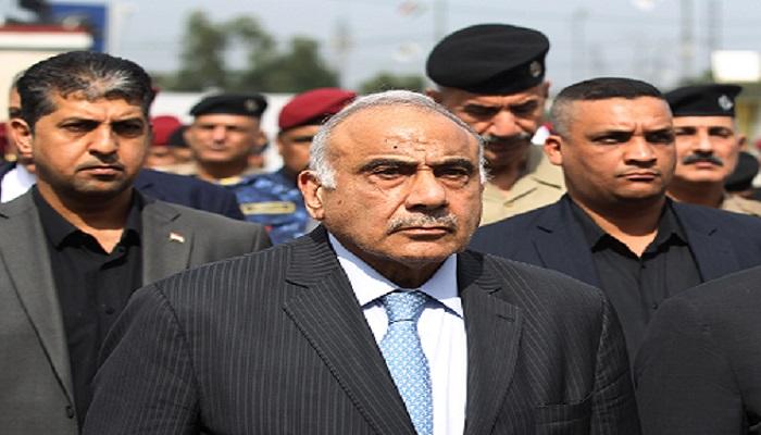 رئيس الوزراء العراقي عادل عبدالمهدي
