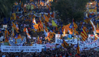 مسيرتان في إسبانيا لدعم ورفض دعوات انقسام كتالونيا