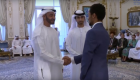 محمد بن زايد يستقبل طلابا إريتريين وإثيوبيين يدرسون في جامعات الإمارات