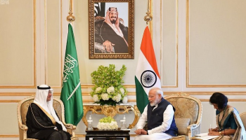 وزير الطاقة السعودي يجتمع مع رئيس وزراء الهند لبحث التعاون