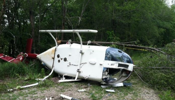 سقوط طائرة هليكوبتر - أرشيفية 