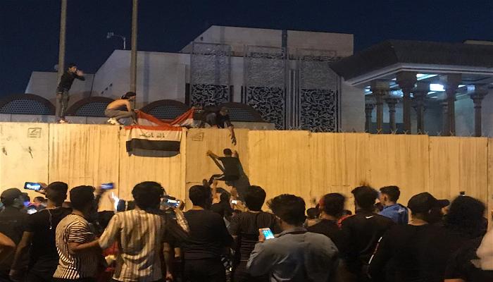 صورة متداولة على وسائل الإعلام العراقية