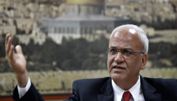 أمين سر اللجنة التنفيذية لمنظمة التحرير الفلسطينية صائب عريقات