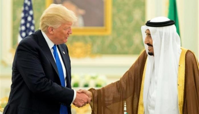 لقاء سابق بين العاهل السعودي والرئيس الأمريكي