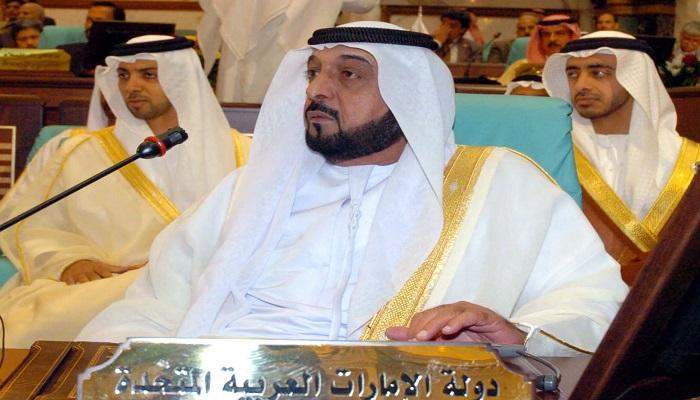 الشيخ خليفة بن زايد آل نهيان رئيس دولة الإمارات