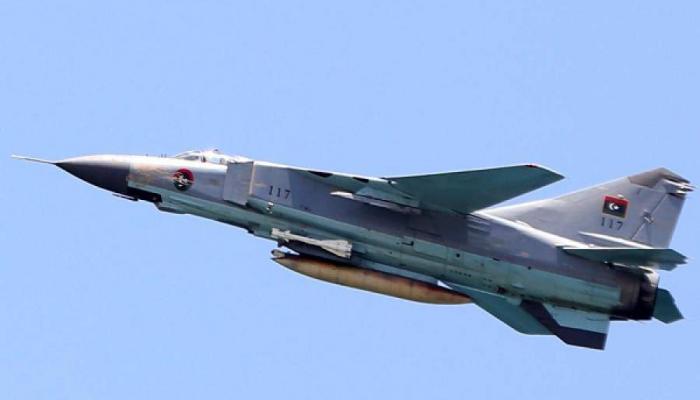 طائرة تابعة لسلاح الجو الليبي 