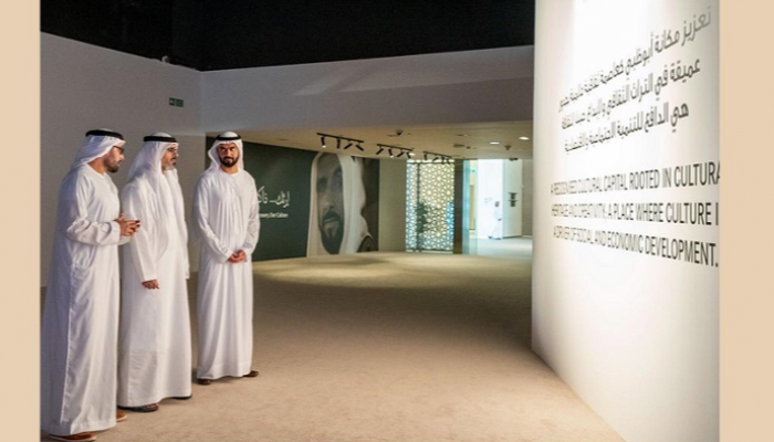 الشيخ خالد بن محمد بن زايد آل نهيان يطلع على ركائز الاستراتيجية الثقافية لأبوظبي