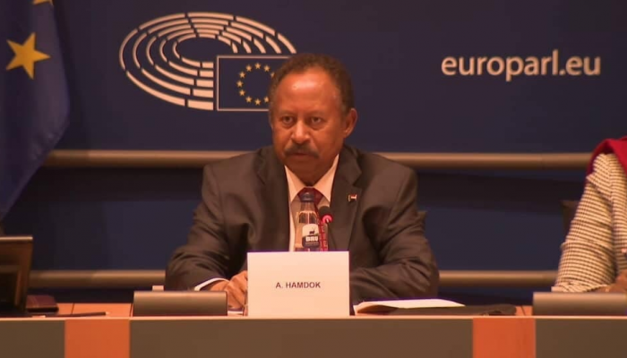 حمدوك يدعو أوروبا للمساهمة في إزالة السودان من قائمة الإرهاب