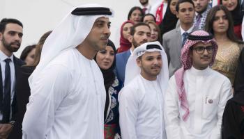 الشيخ منصور بن زايد آل نهيان، رئيس مركز الشباب العربي