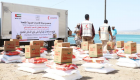 12 طن مساعدات غذائية من الإمارات لأهالي "بئر علي" اليمنية