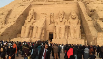 معبد أبوسمبل بمصر - أرشيفية