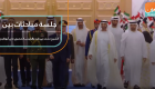 جلسة مباحثات بين الشيخ محمد بن زايد والرئيس المصري في أبوظبي
