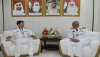 قائد القوات البحرية الإماراتية يستقبل ضيوف "دبي الدولي للطيران"