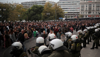 جانب من المظاهرة - رويترز