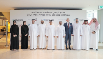من فعاليات افتتاح غرفة العبادة 