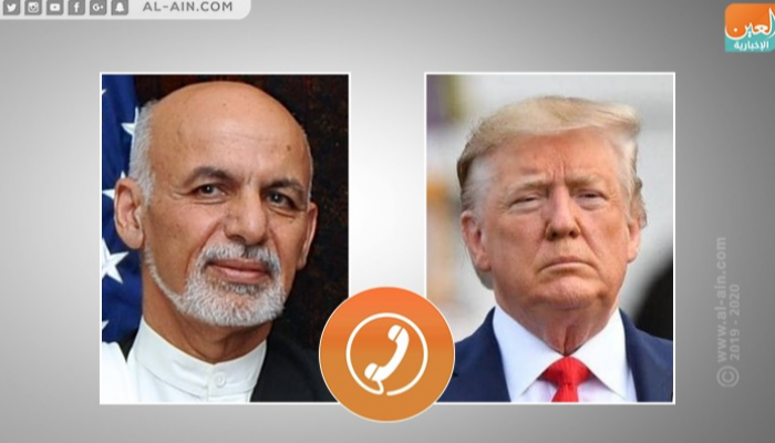 اتصال هاتفي بين الرئيس الأمريكي ونظيره الأفغاني