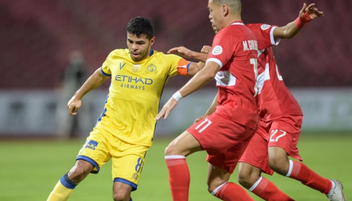 من مباراة النصر والوحدة
