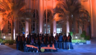 معالم الإمارات تكتسي باللون البرتقالي لمناهضة العنف ضد المرأة
